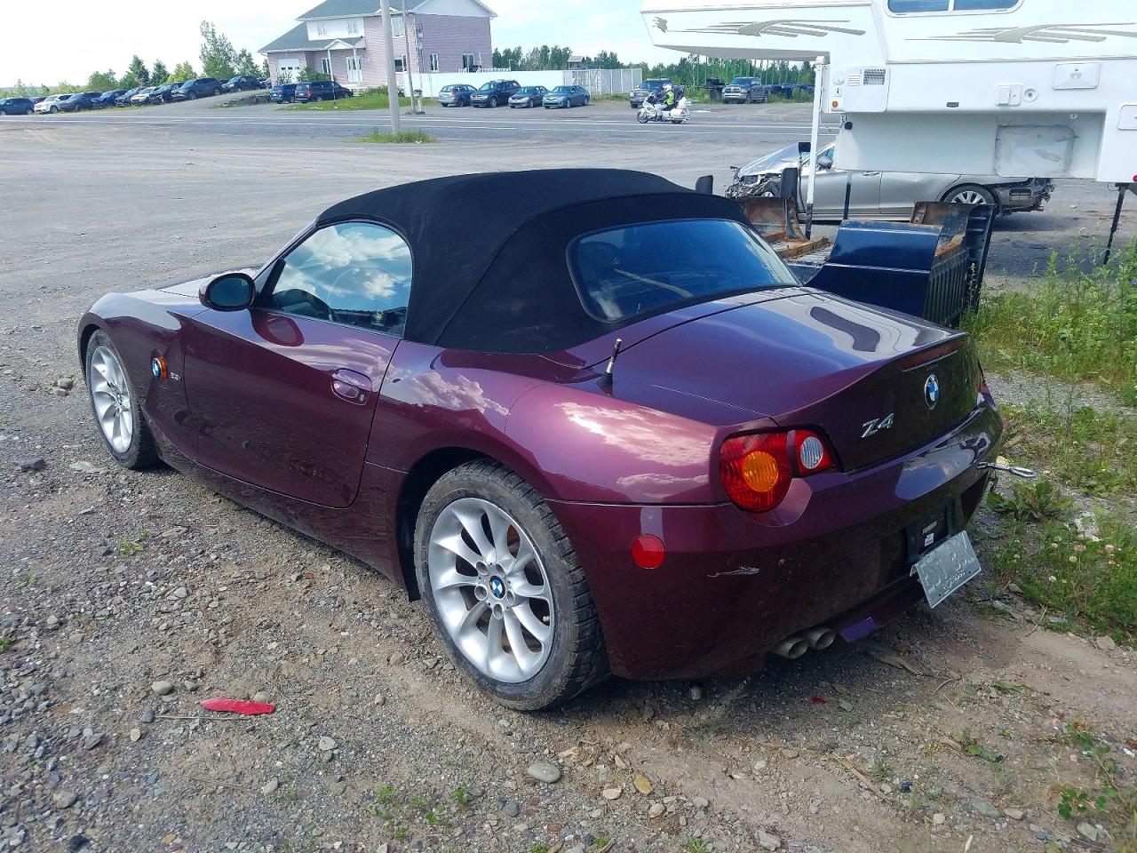 2003 Bmw Z4 2.5 Purple vin: 4USBT33403LS47922