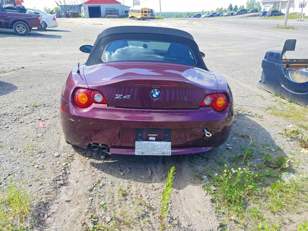 2003 Bmw Z4 2.5 Purple vin: 4USBT33403LS47922