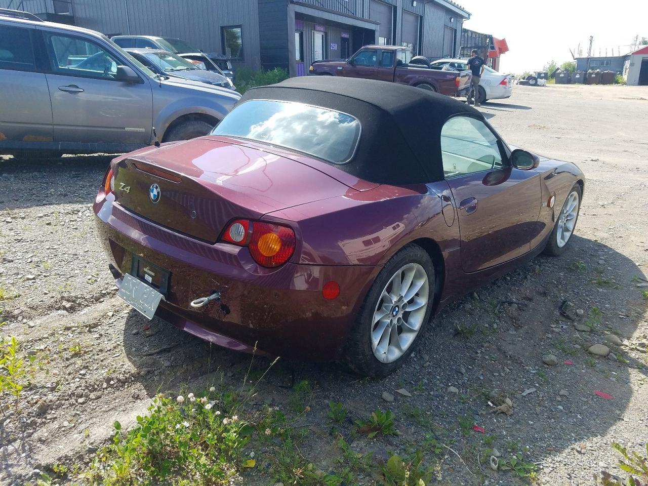 2003 Bmw Z4 2.5 Purple vin: 4USBT33403LS47922