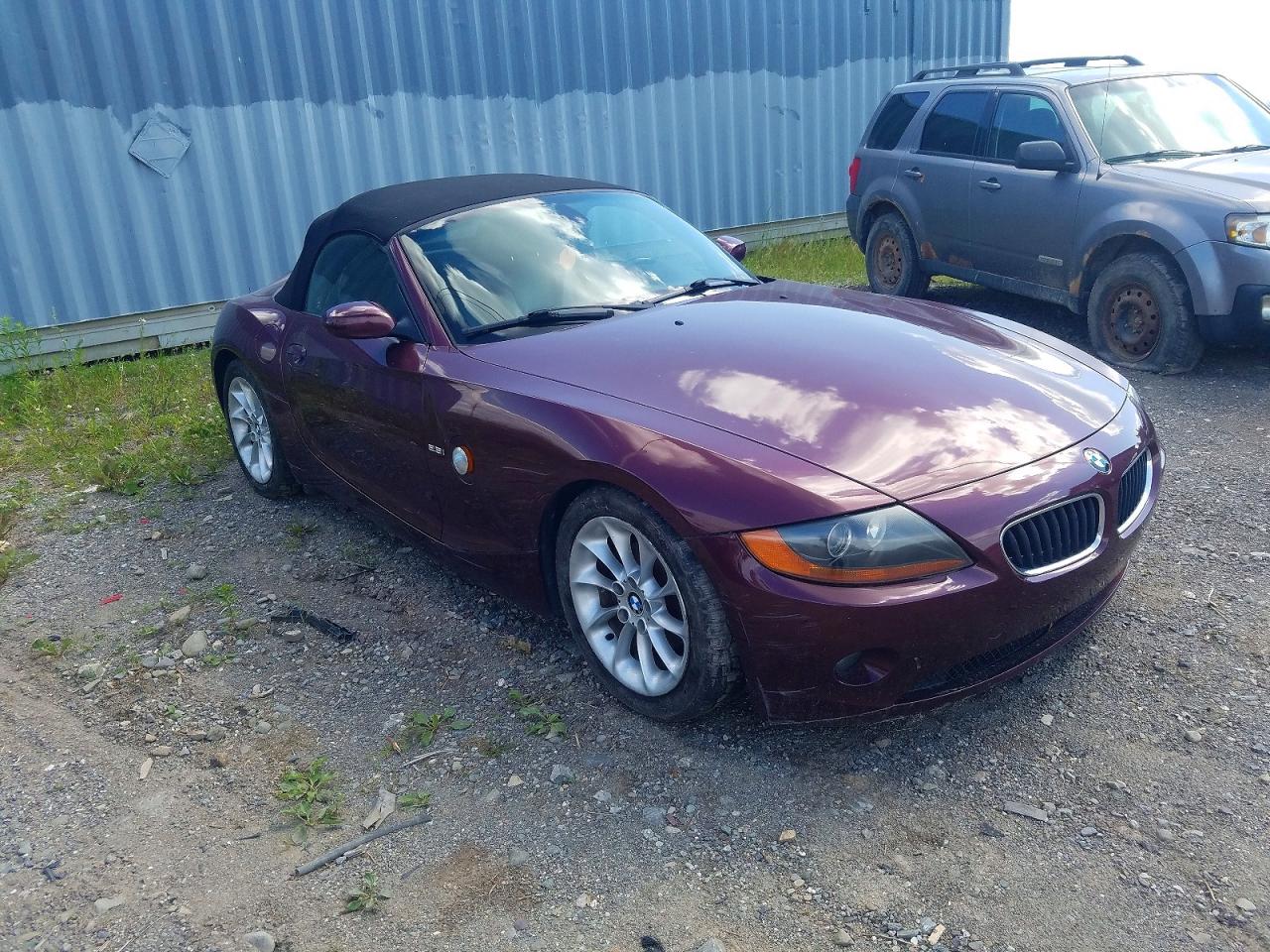 2003 Bmw Z4 2.5 Purple vin: 4USBT33403LS47922