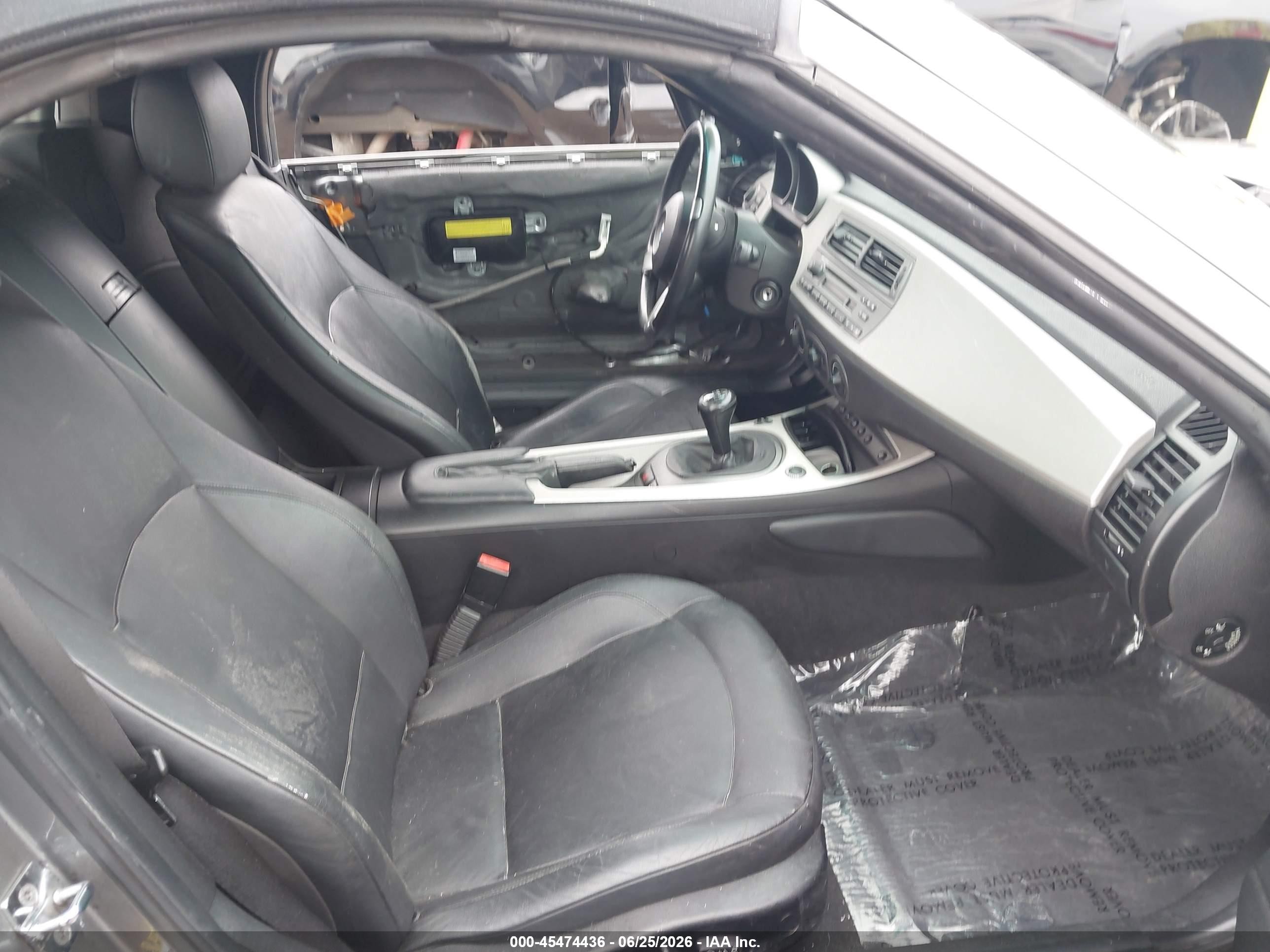 2003 Bmw Z4 2.5i Gray vin: 4USBT33413LR61963