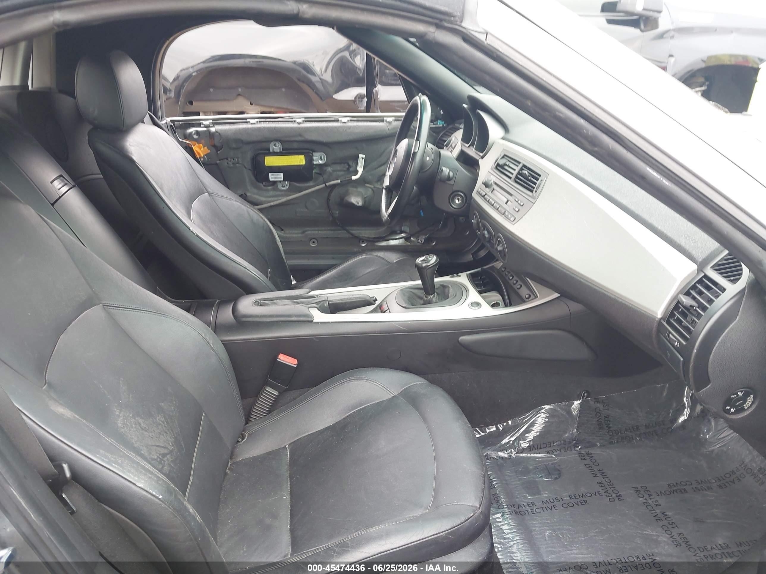 2003 Bmw Z4 2.5i Gray vin: 4USBT33413LR61963