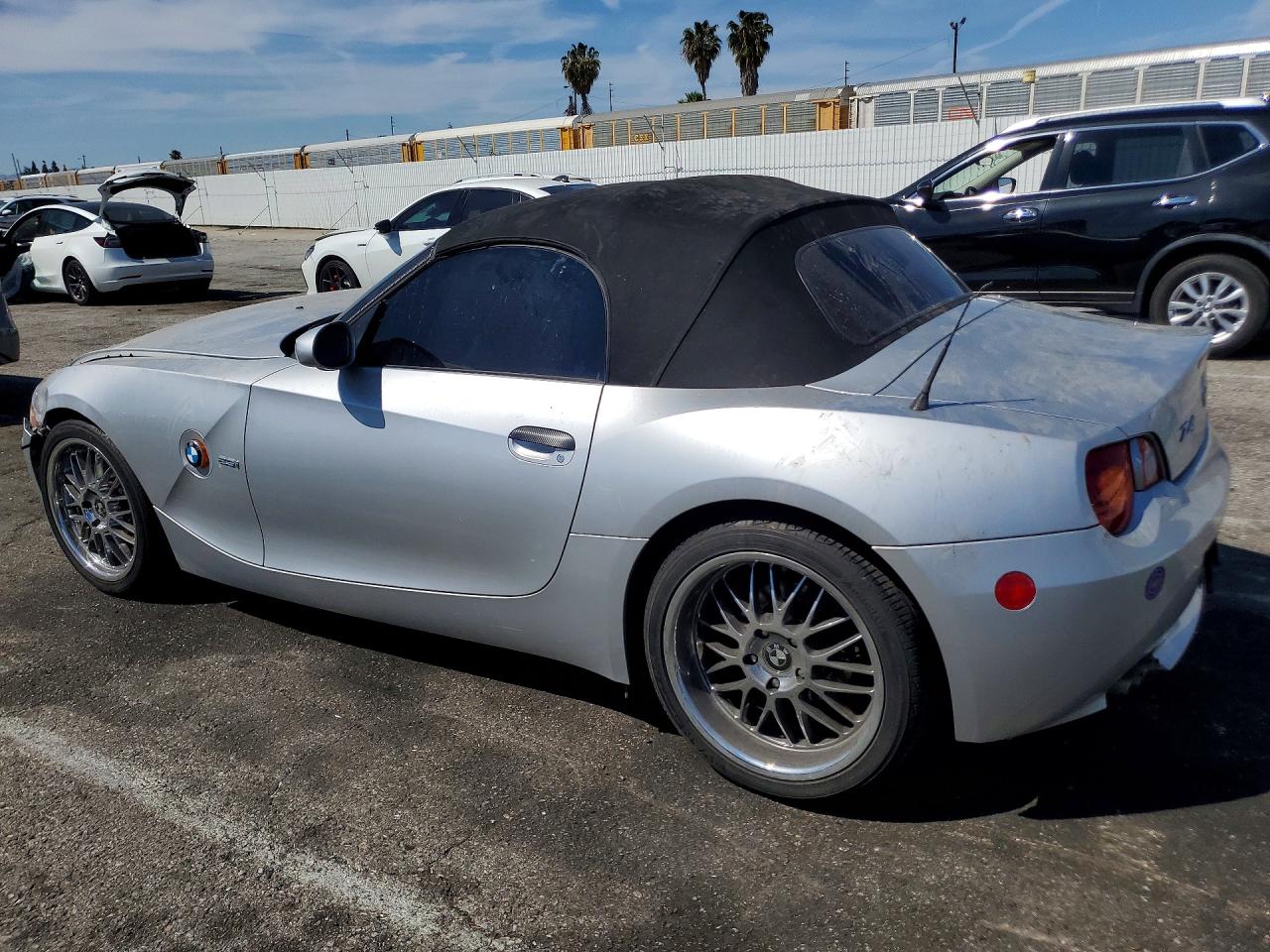 2003 Bmw Z4 2.5 Silver vin: 4USBT33423LR66699