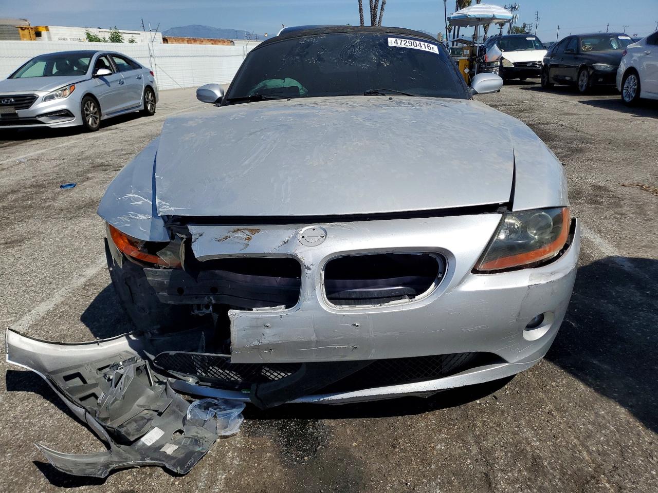 2003 Bmw Z4 2.5 Silver vin: 4USBT33423LR66699
