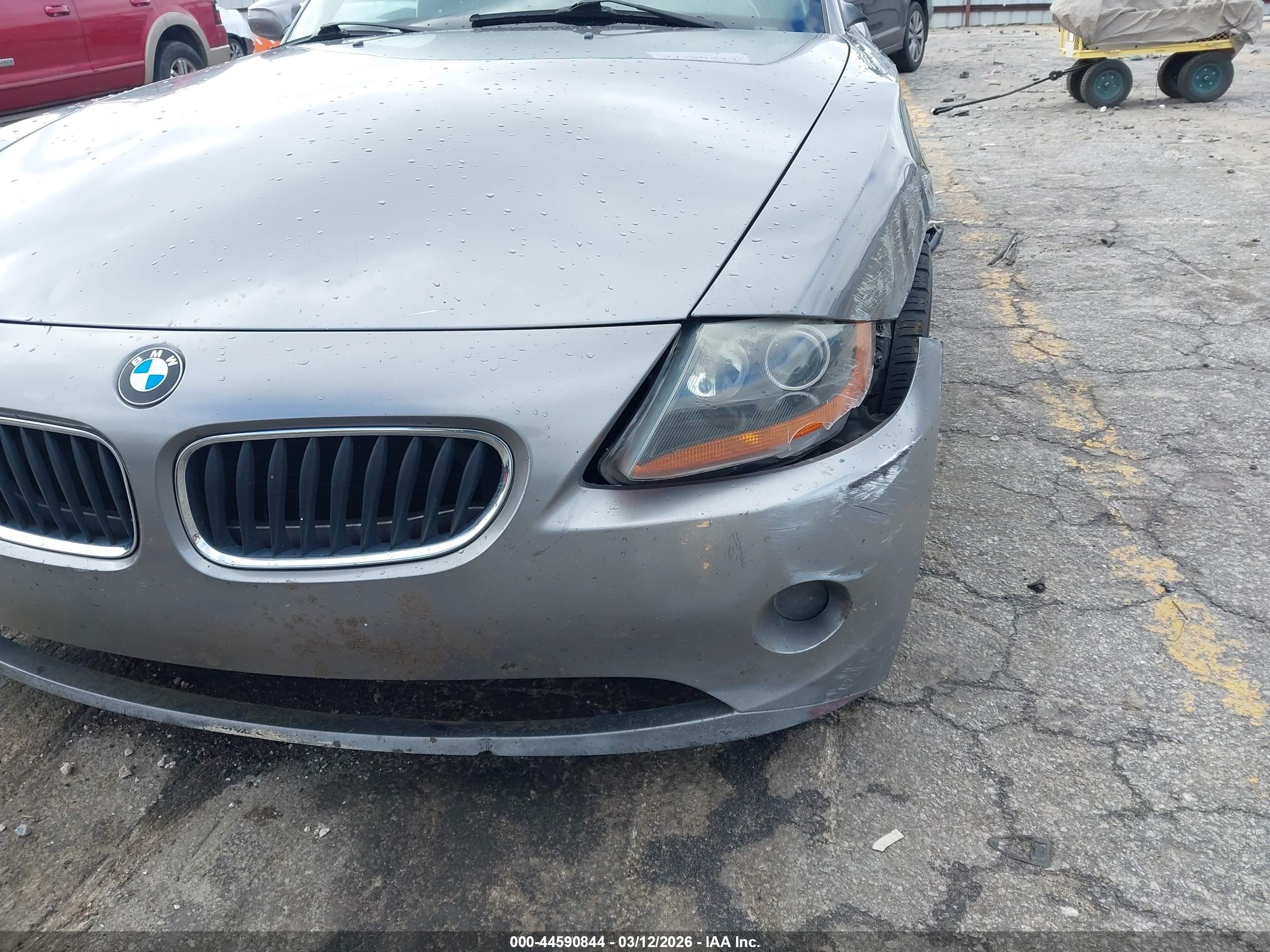 2003 Bmw Z4 2.5i Silver vin: 4USBT33433LR62032