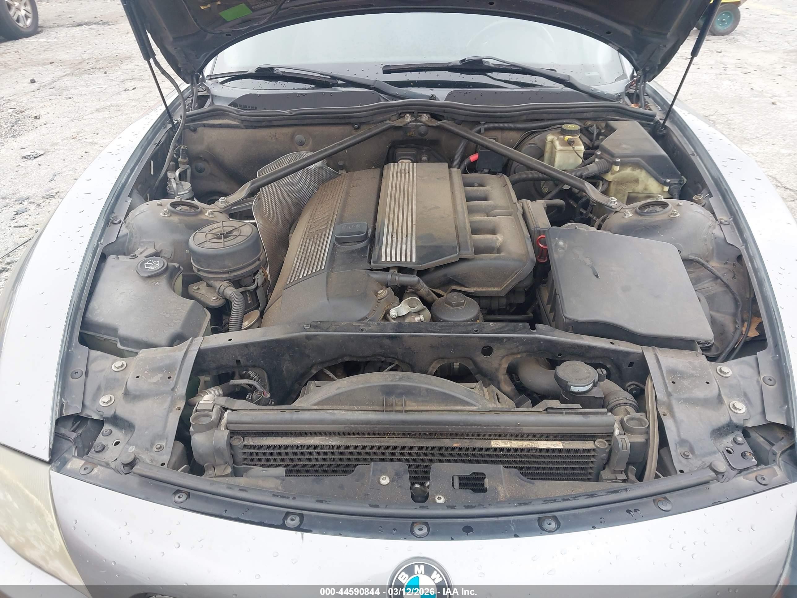 2003 Bmw Z4 2.5i Silver vin: 4USBT33433LR62032
