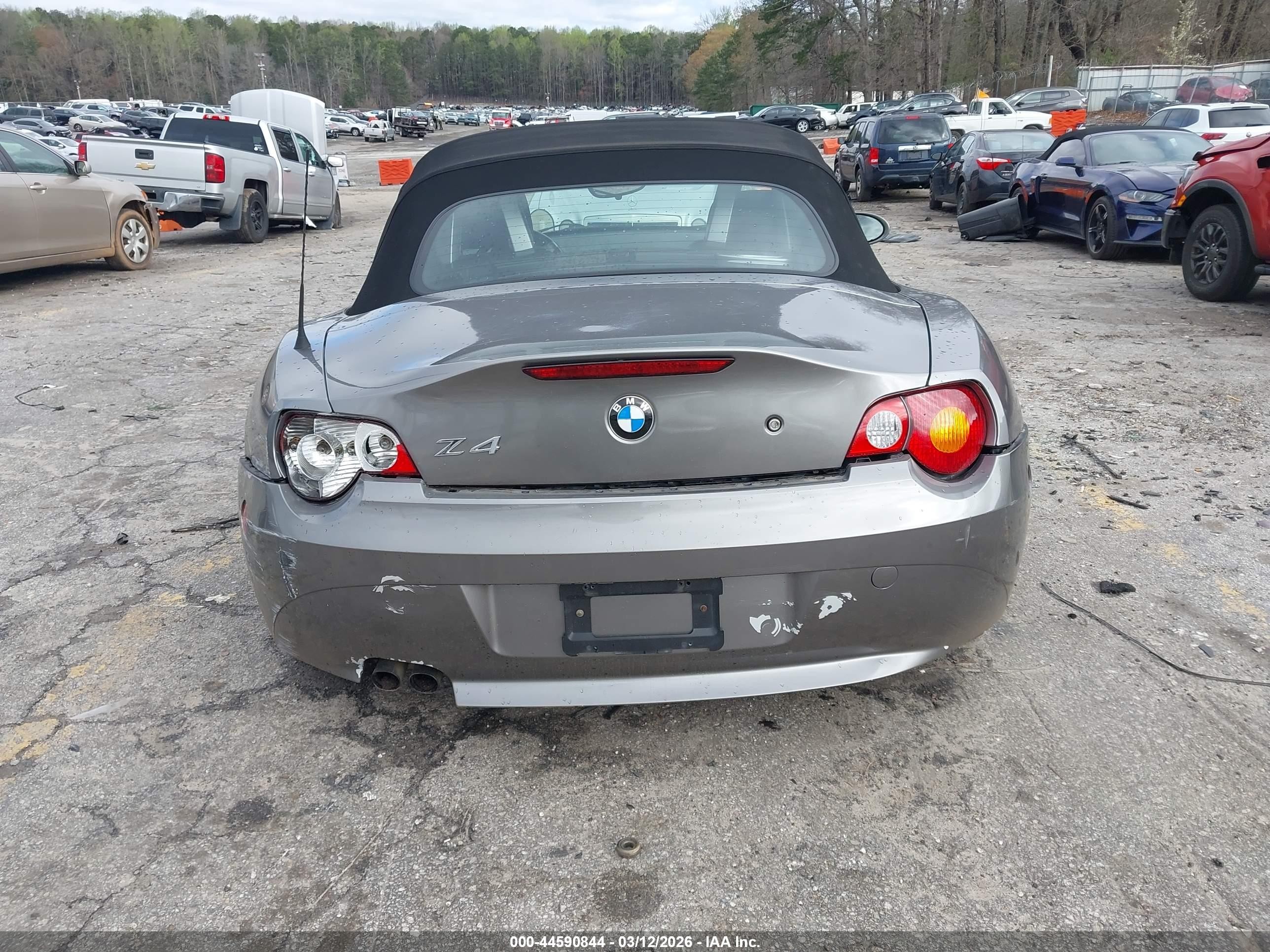 2003 Bmw Z4 2.5i Silver vin: 4USBT33433LR62032