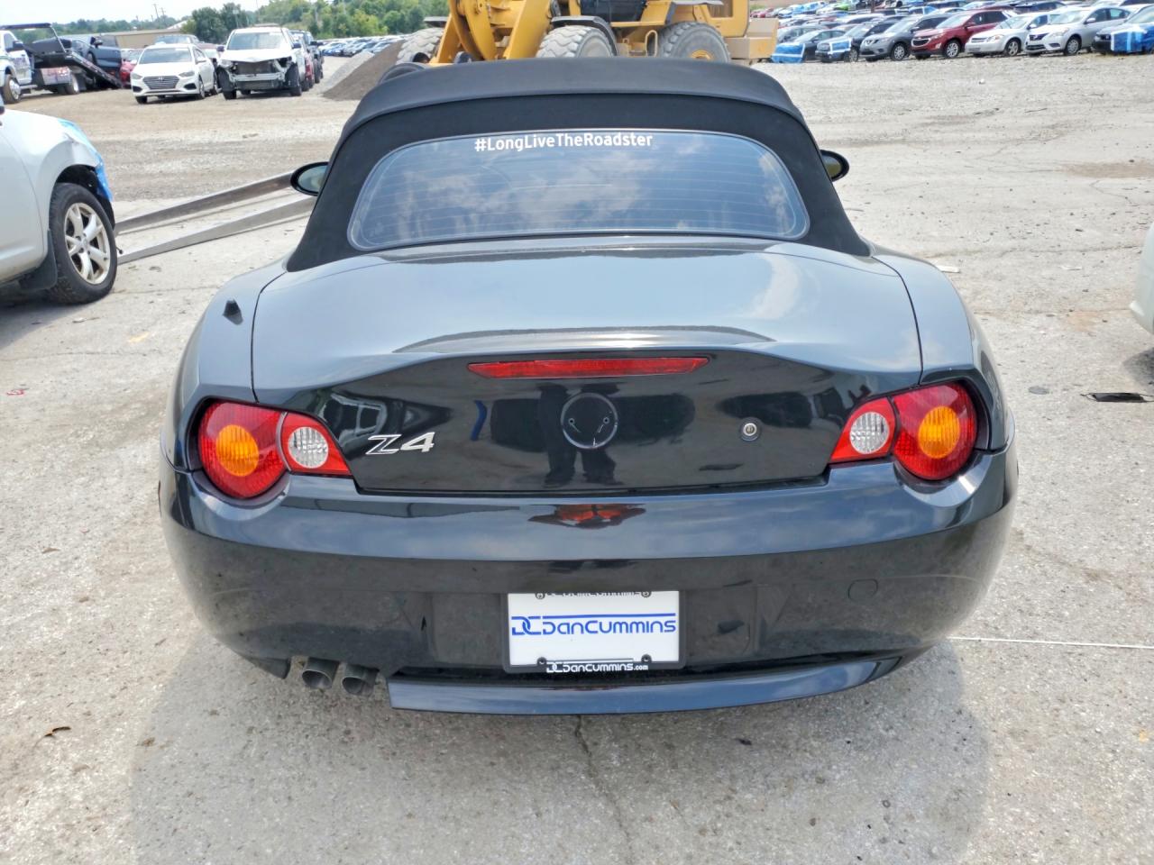 2003 Bmw Z4 2.5 Black vin: 4USBT33453LS40268