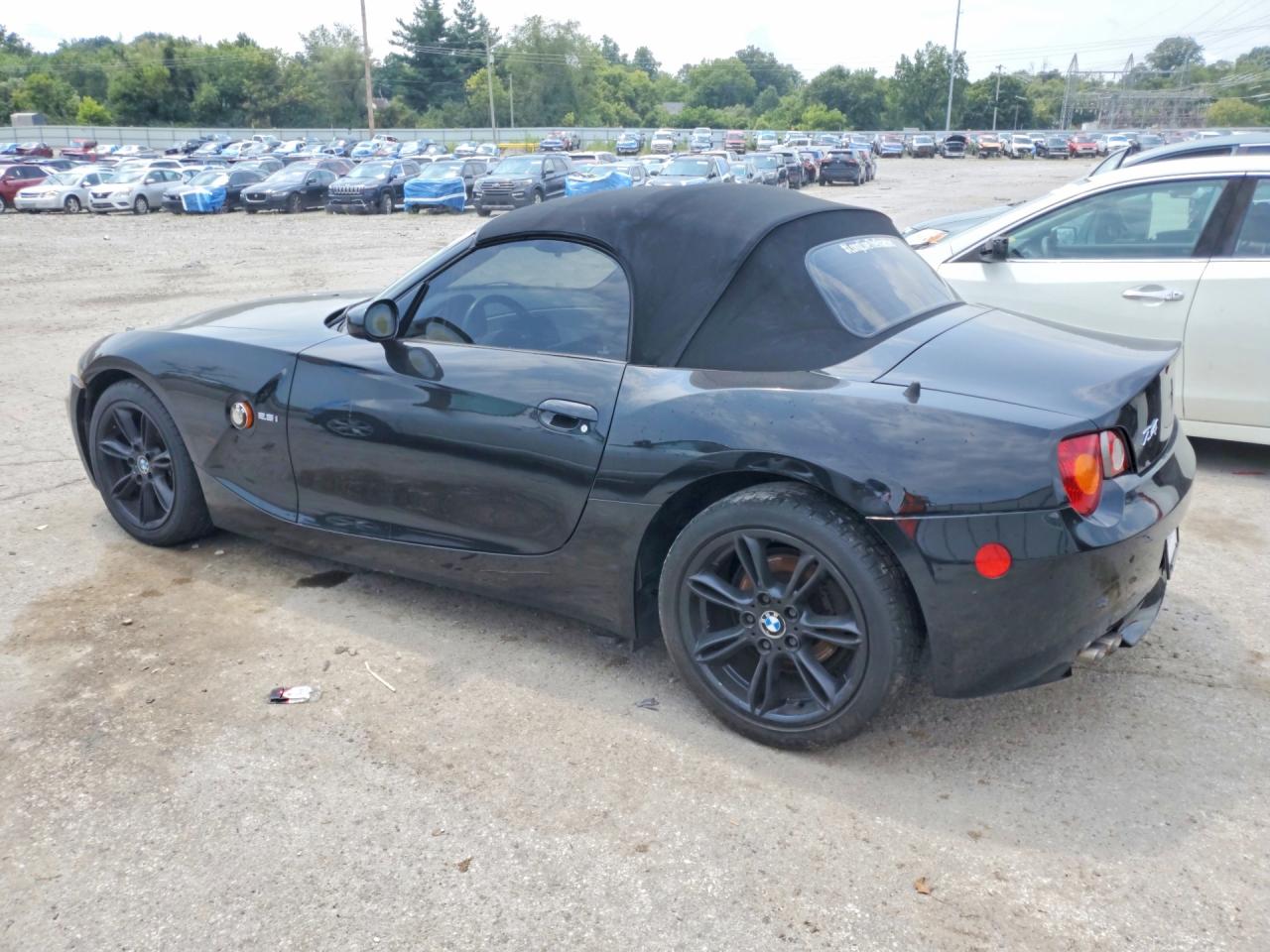 2003 Bmw Z4 2.5 Black vin: 4USBT33453LS40268