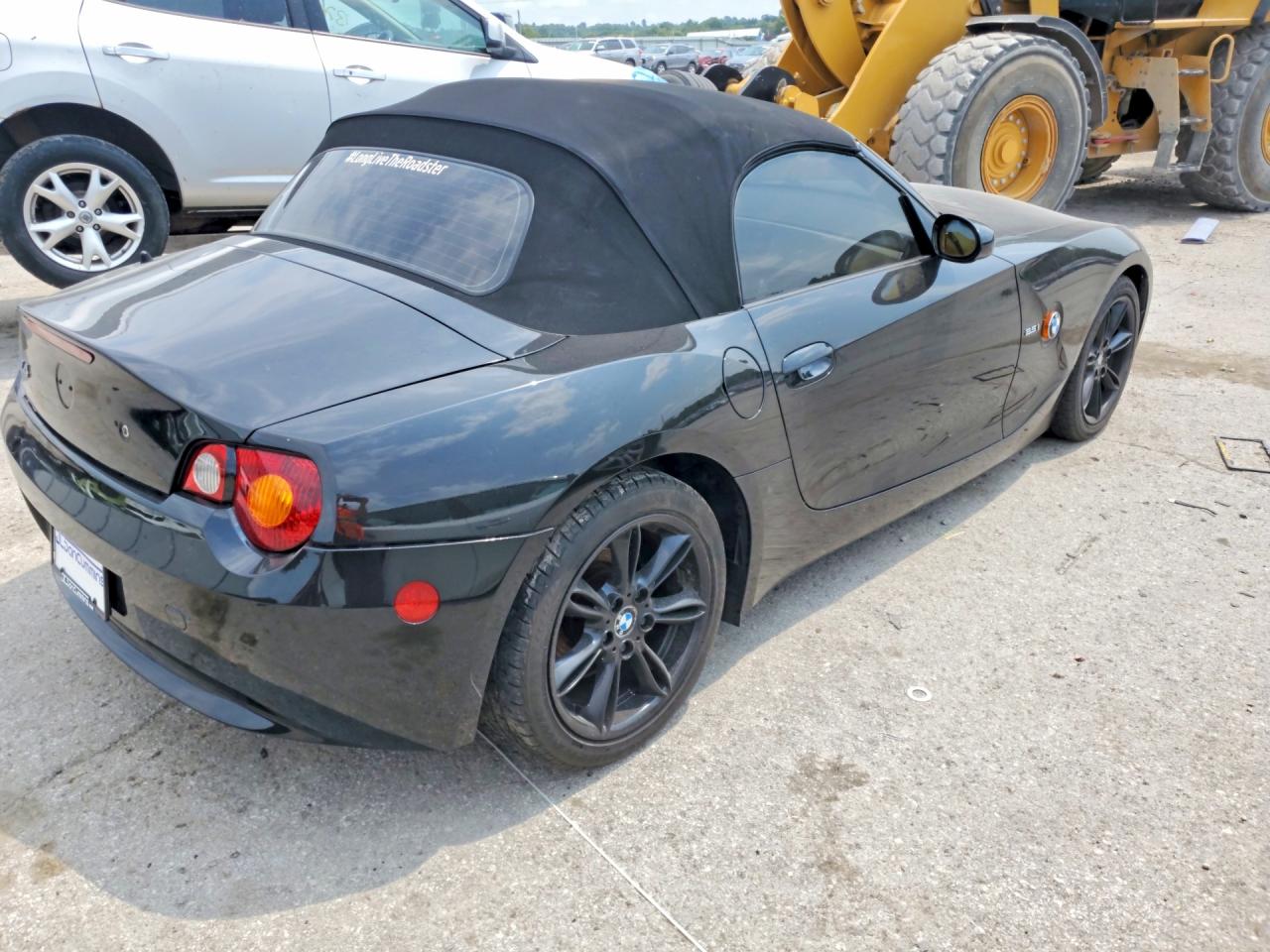 2003 Bmw Z4 2.5 Black vin: 4USBT33453LS40268