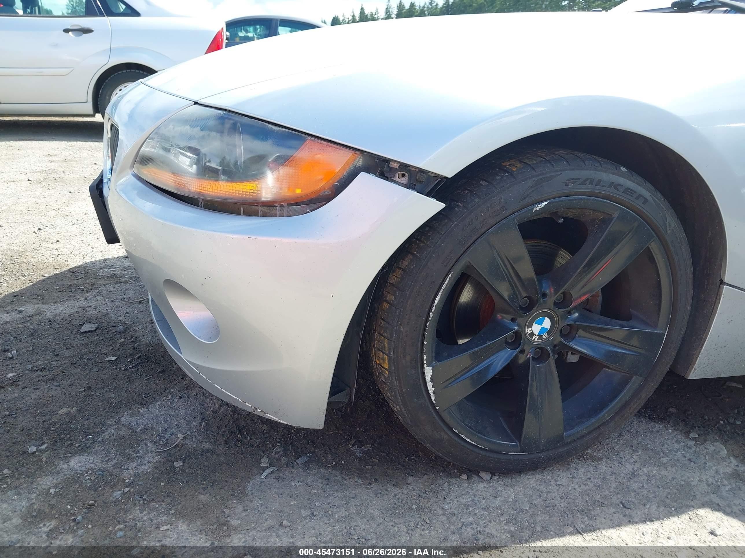 2003 Bmw Z4 2.5i Серебряный vin: 4USBT33453LS42280