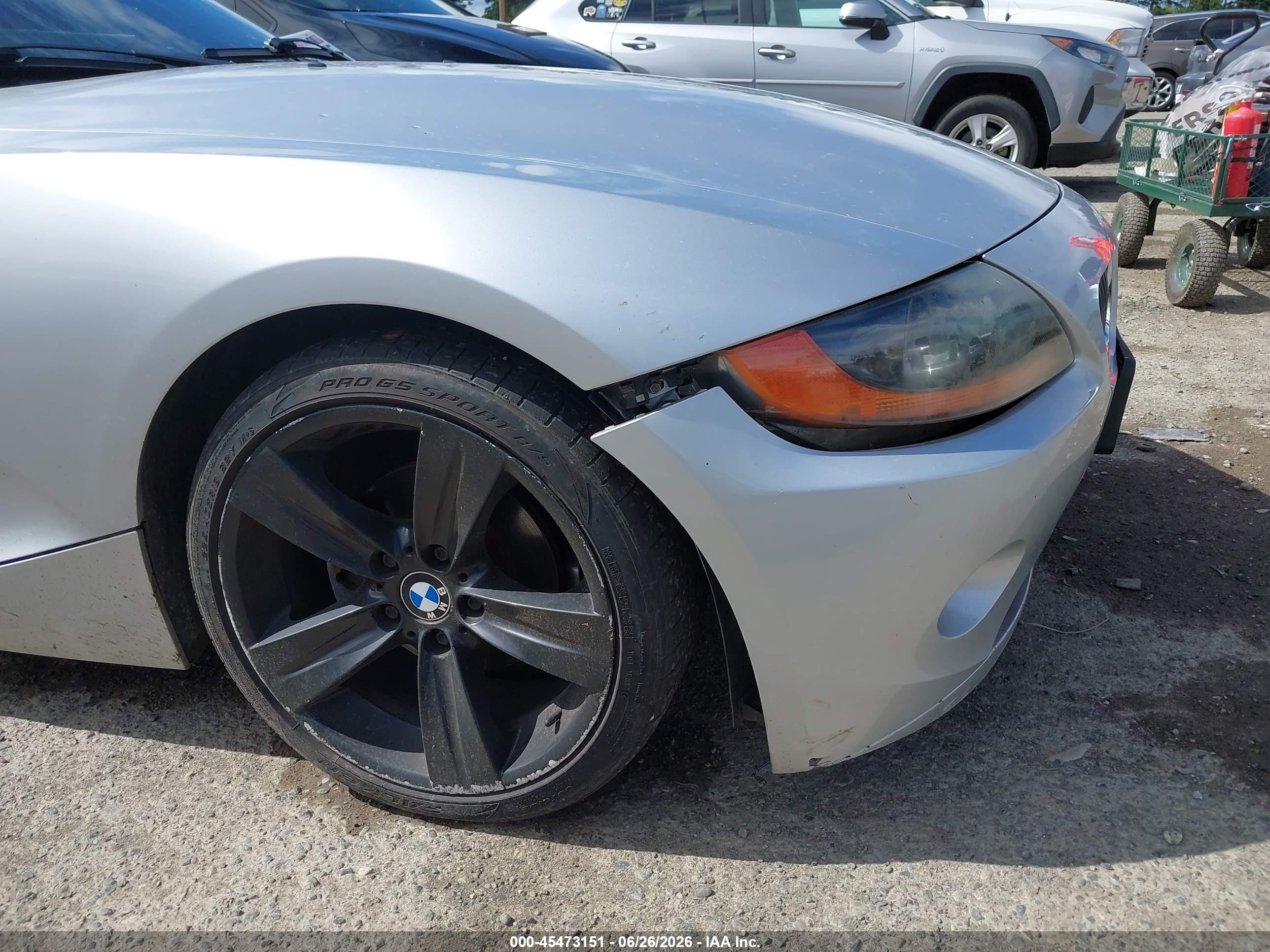 2003 Bmw Z4 2.5i Серебряный vin: 4USBT33453LS42280