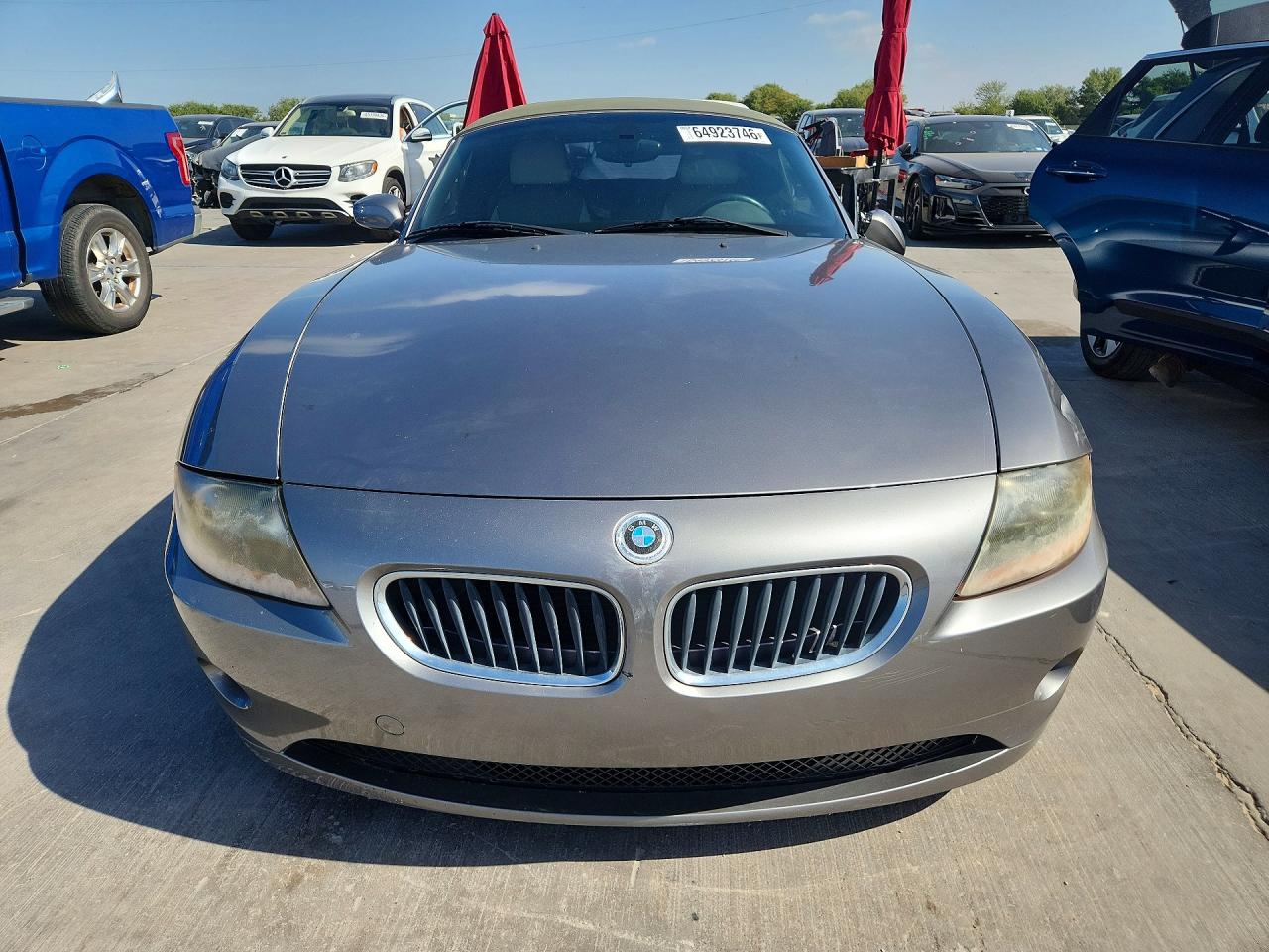 2004 Bmw Z4 2.5 Gray vin: 4USBT33464LS48512