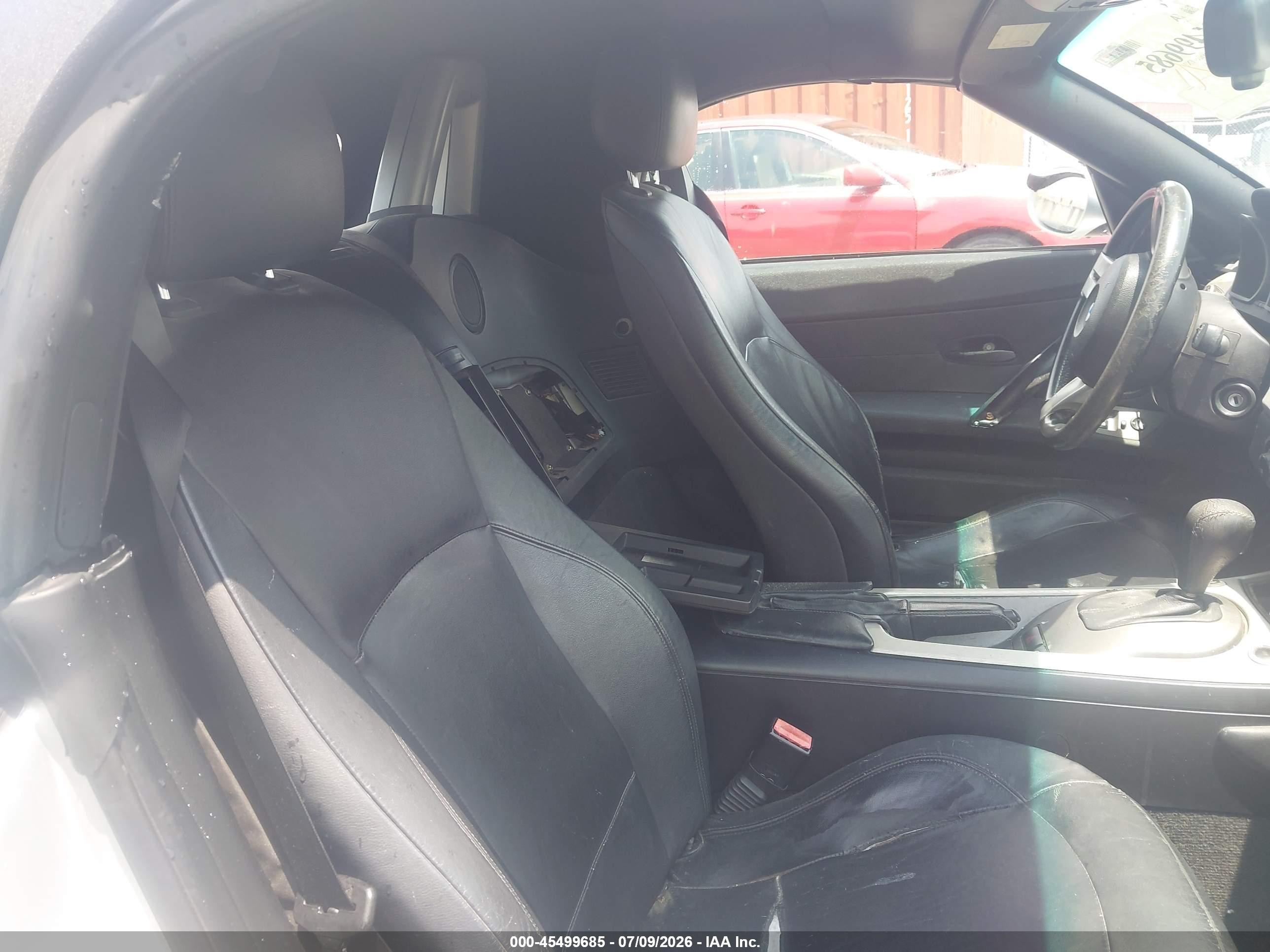 2003 Bmw Z4 2.5i Silver vin: 4USBT33473LS44581