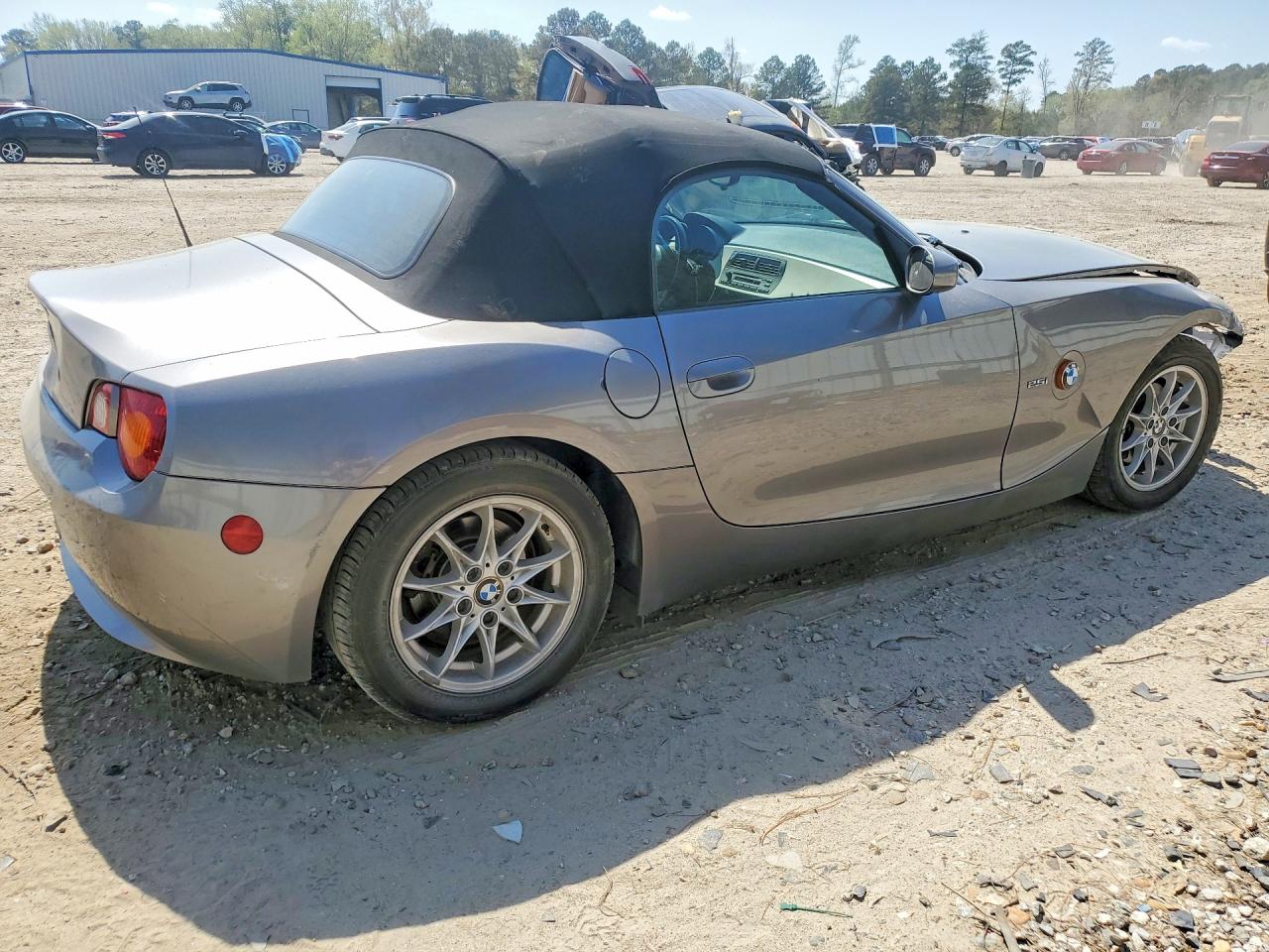 2004 Bmw Z4 2.5 Gray vin: 4USBT33474LS48518