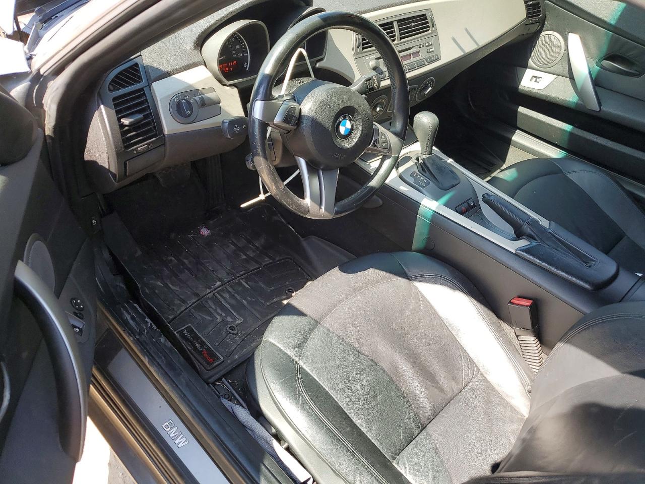 2004 Bmw Z4 2.5 Gray vin: 4USBT33474LS48518