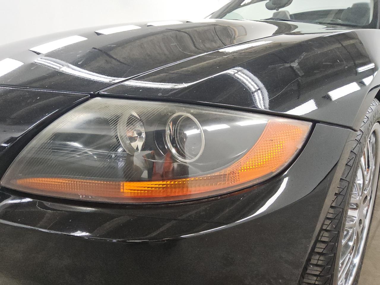 2003 Bmw Z4 2.5 Black vin: 4USBT33483LR63659 Damage: Left Head Lamp, Faded, Acceptable