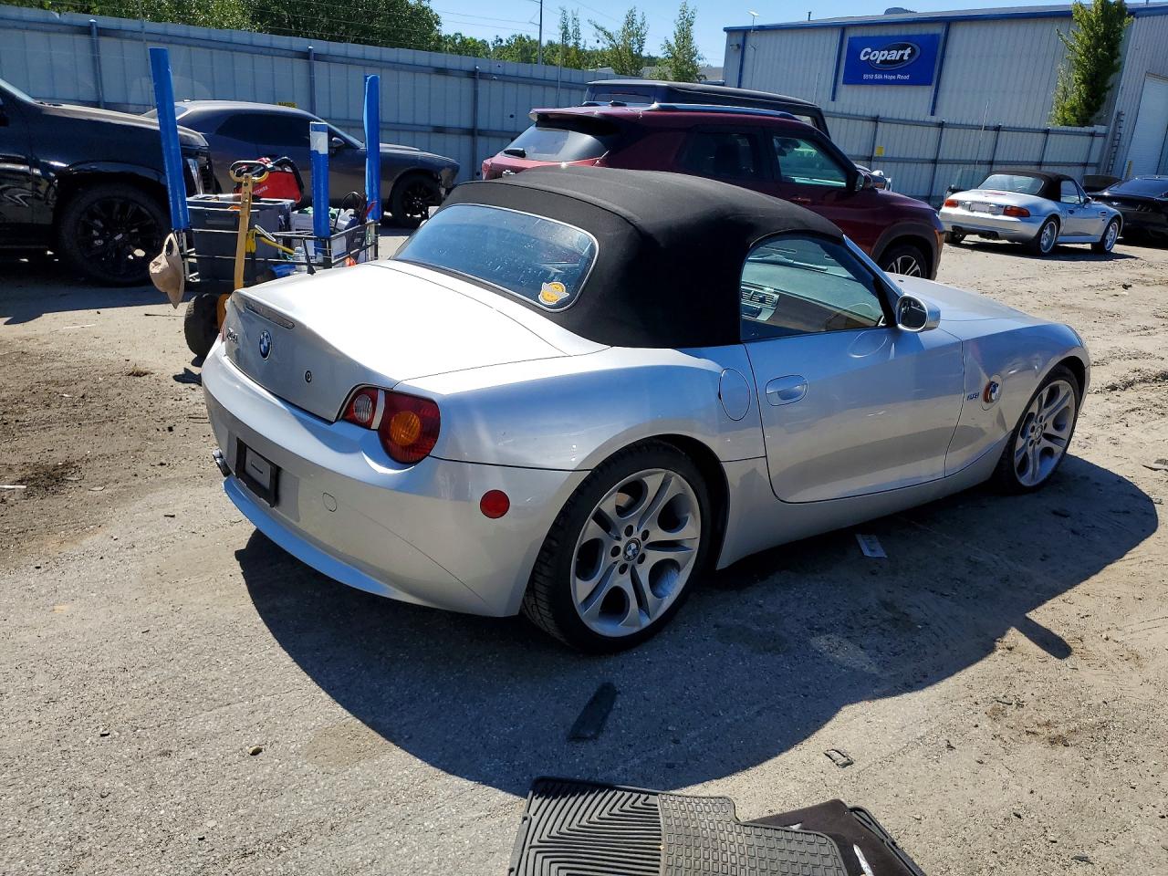 2003 Bmw Z4 2.5 Silver vin: 4USBT33483LR64522