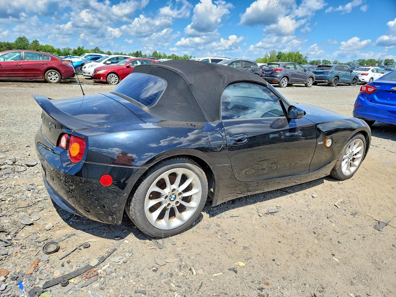 2003 Bmw Z4 2.5 Black vin: 4USBT33483LR65265