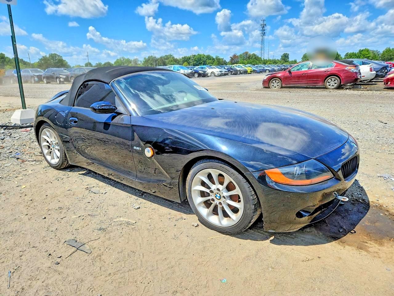 2003 Bmw Z4 2.5 Black vin: 4USBT33483LR65265