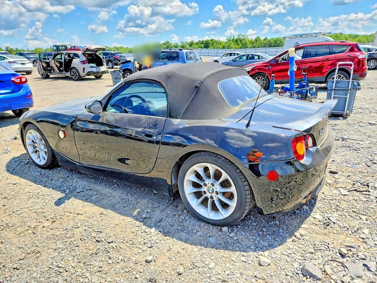 2003 Bmw Z4 2.5 Black vin: 4USBT33483LR65265