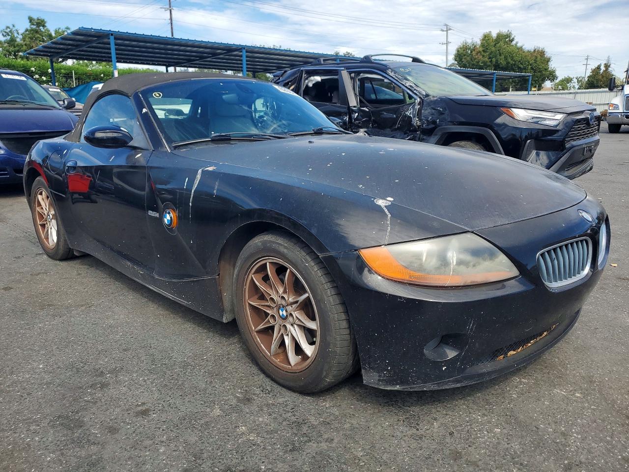 2003 Bmw Z4 2.5 Black vin: 4USBT33483LS40426