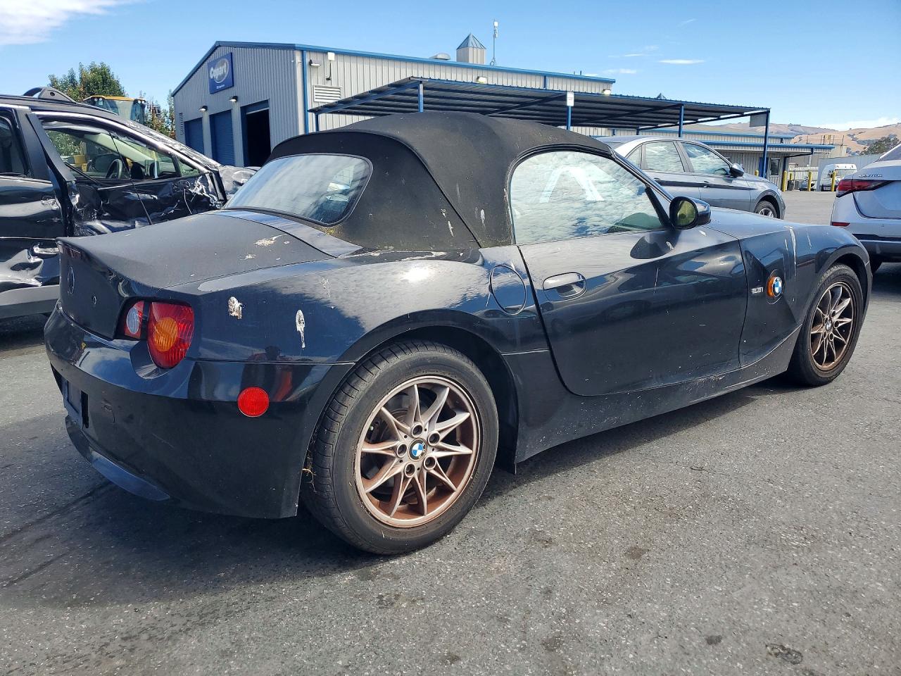 2003 Bmw Z4 2.5 Black vin: 4USBT33483LS40426