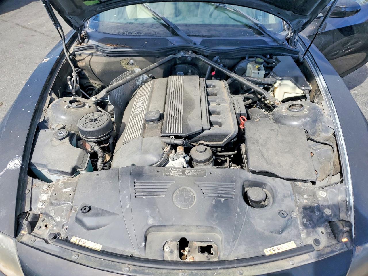 2003 Bmw Z4 2.5 Black vin: 4USBT33483LS40426