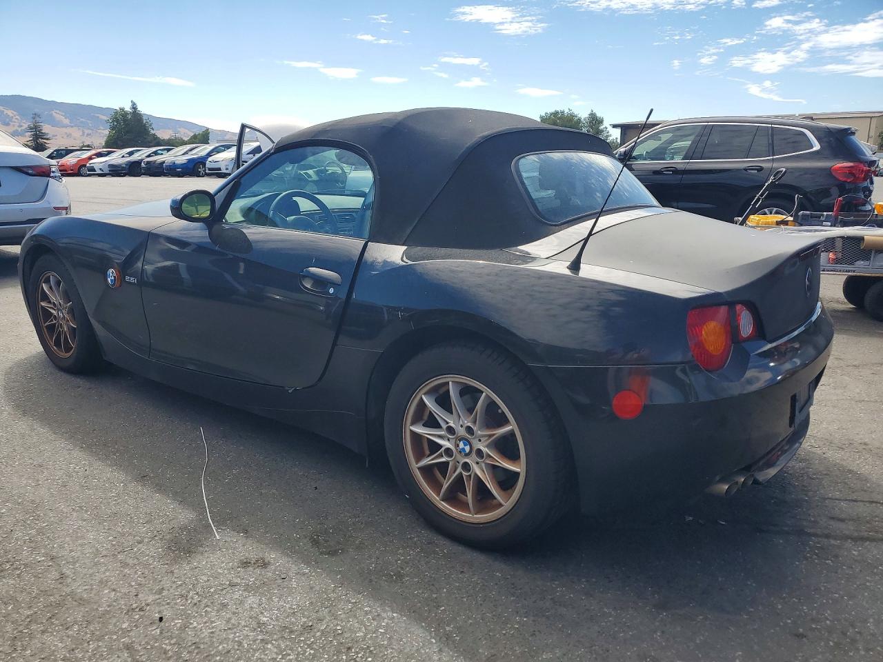 2003 Bmw Z4 2.5 Black vin: 4USBT33483LS40426