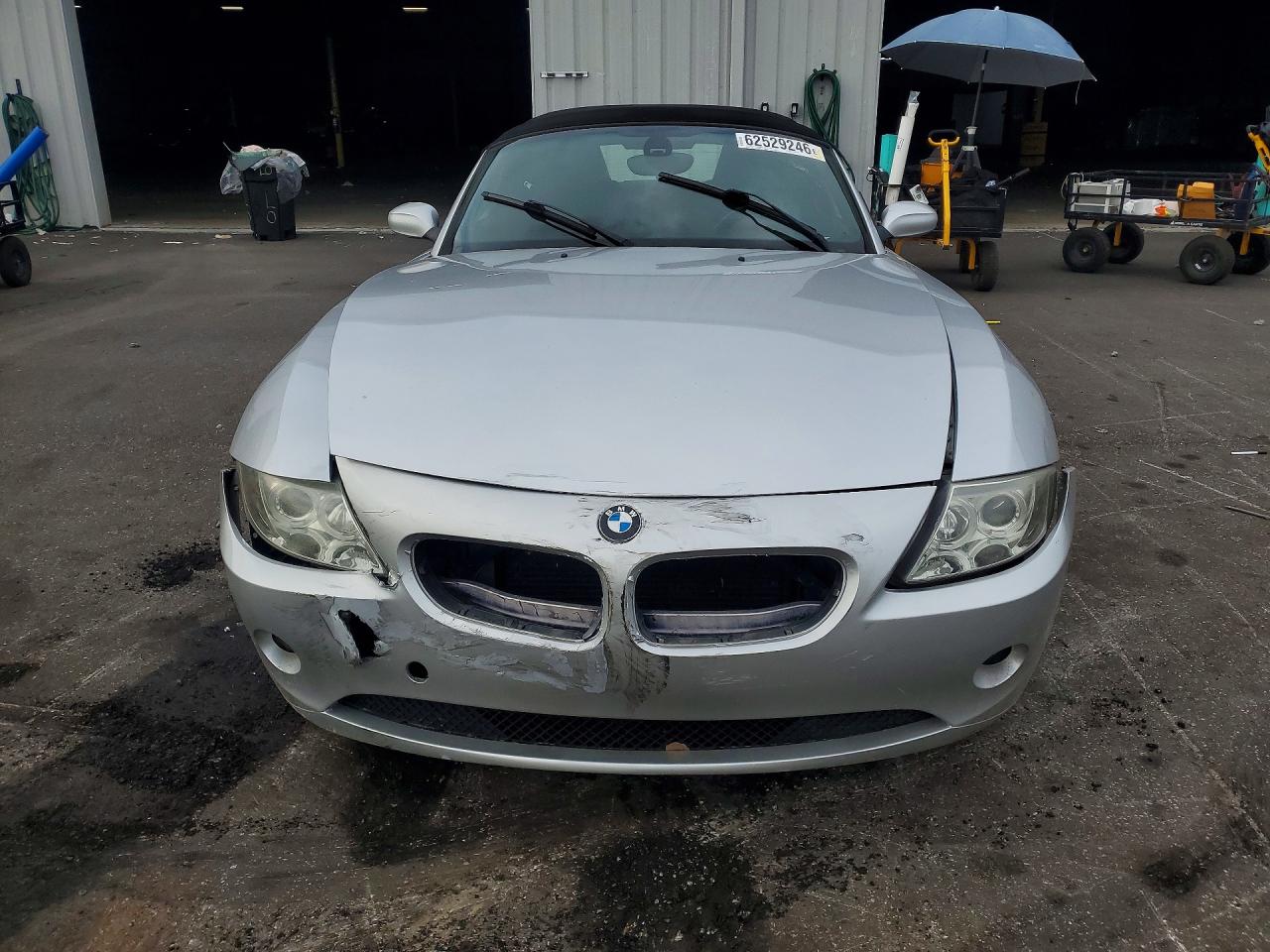 2004 Bmw Z4 2.5 Серебряный vin: 4USBT33484LS48561