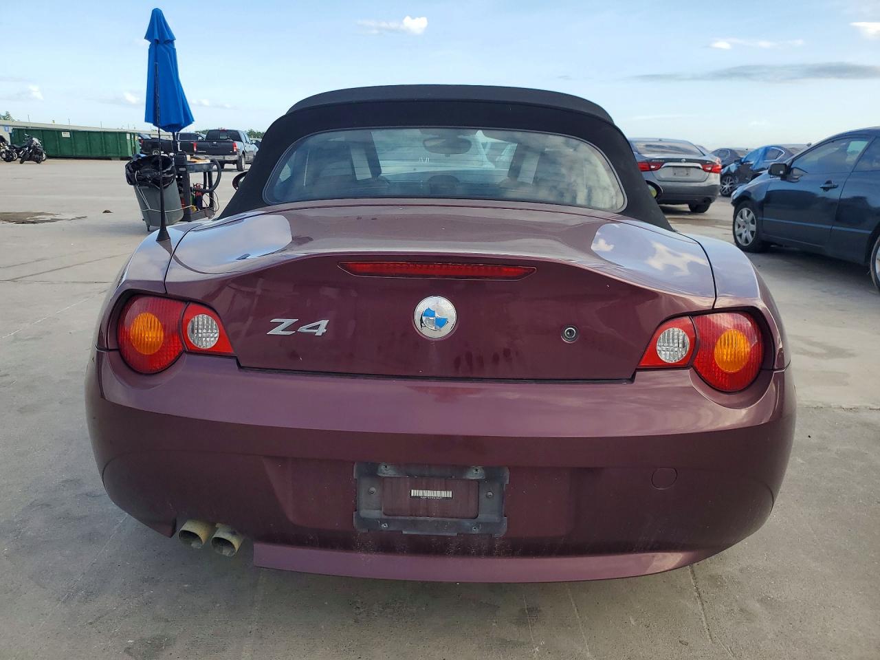 2003 Bmw Z4 2.5 Maroon vin: 4USBT334X3LS45711