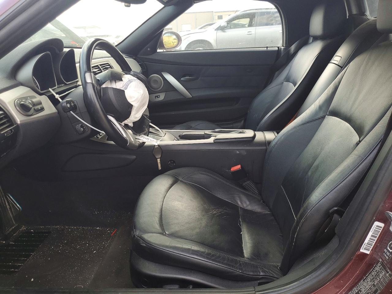 2003 Bmw Z4 2.5 Maroon vin: 4USBT334X3LS45711