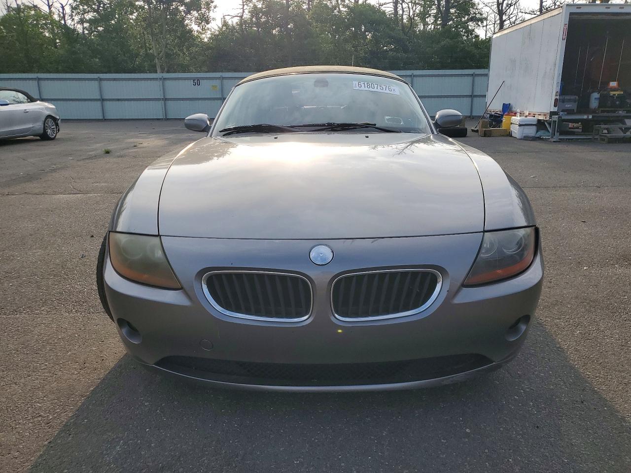 2004 Bmw Z4 2.5 Charcoal vin: 4USBT33524LR68088