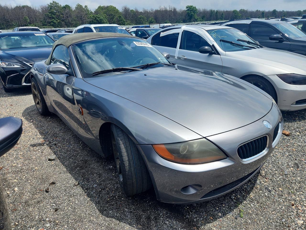 2004 Bmw Z4 2.5 Charcoal vin: 4USBT33524LR68088