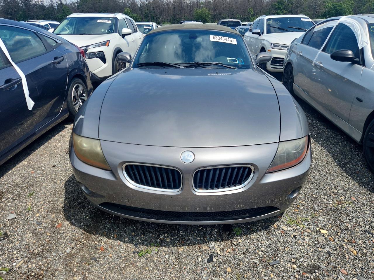 2004 Bmw Z4 2.5 Charcoal vin: 4USBT33524LR68088