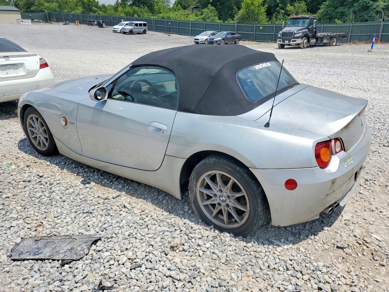 2004 Bmw Z4 2.5 Серебряный vin: 4USBT33524LS51660