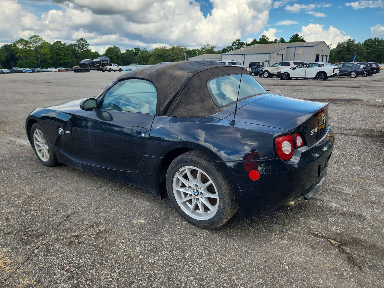 2005 Bmw Z4 2.5 Черный vin: 4USBT33525LS55757