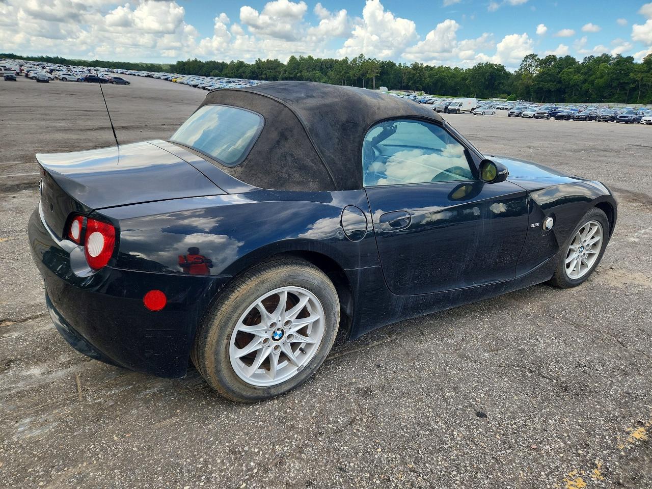 2005 Bmw Z4 2.5 Черный vin: 4USBT33525LS55757