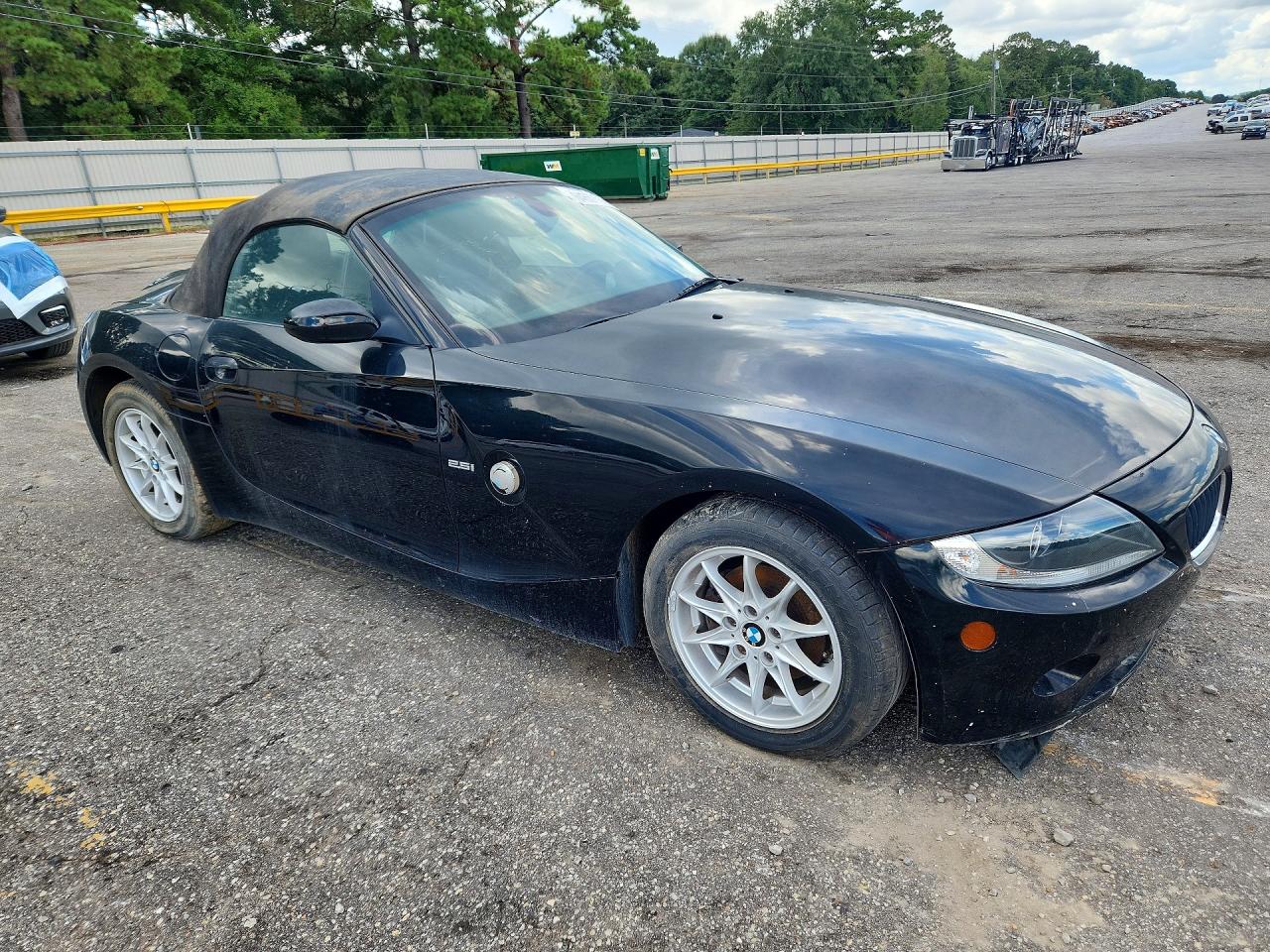 2005 Bmw Z4 2.5 Черный vin: 4USBT33525LS55757