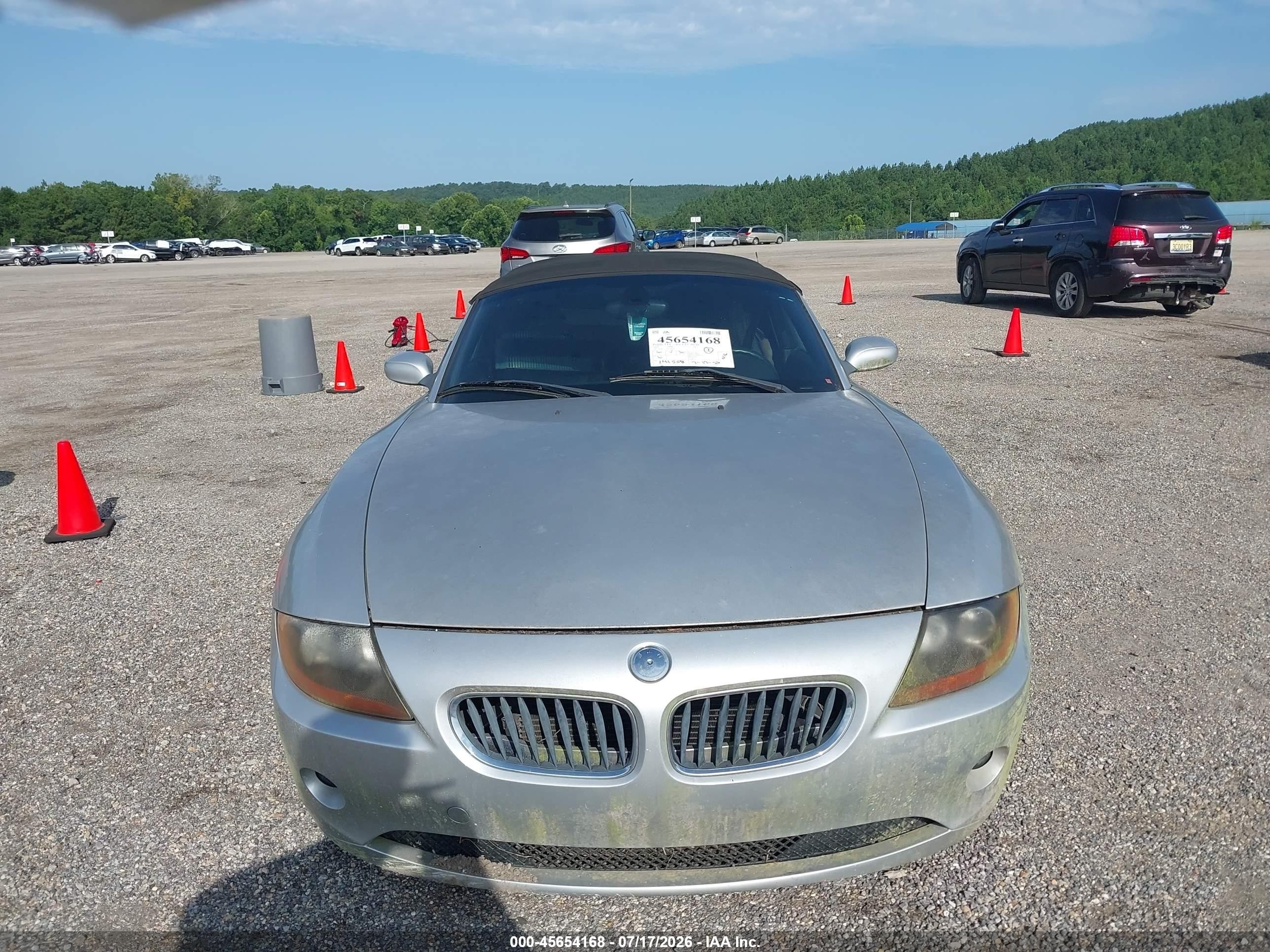 2004 Bmw Z4 2.5i Серебряный vin: 4USBT33534LS50128