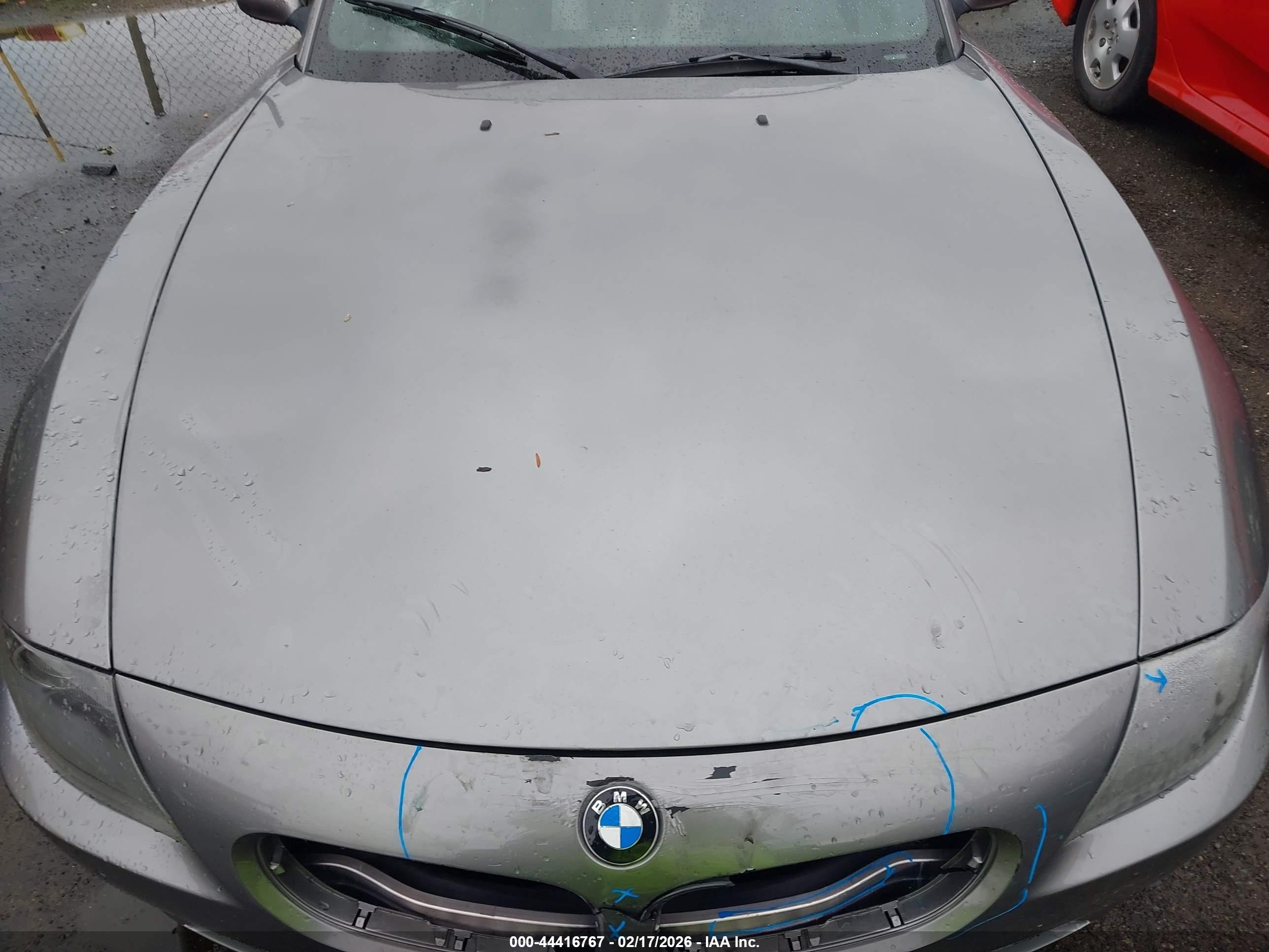 2005 Bmw Z4 2.5i Gray vin: 4USBT33535LS56772