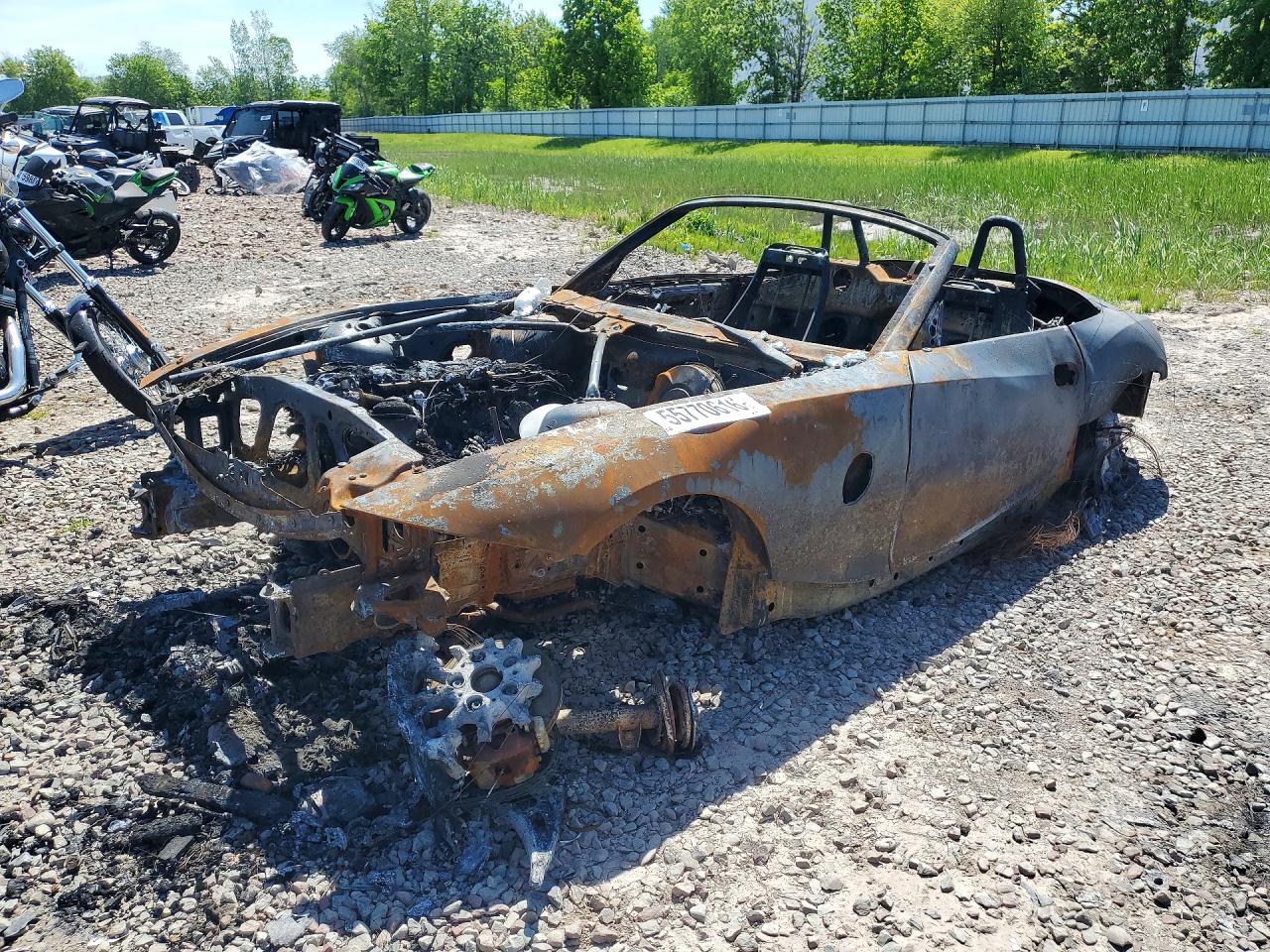 2004 Bmw Z4 2.5 Burn vin: 4USBT33544LS48727
