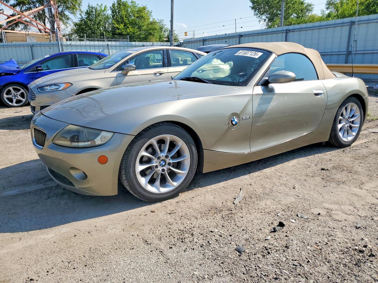 2005 Bmw Z4 2.5 Зеленый vin: 4USBT33545LS57946