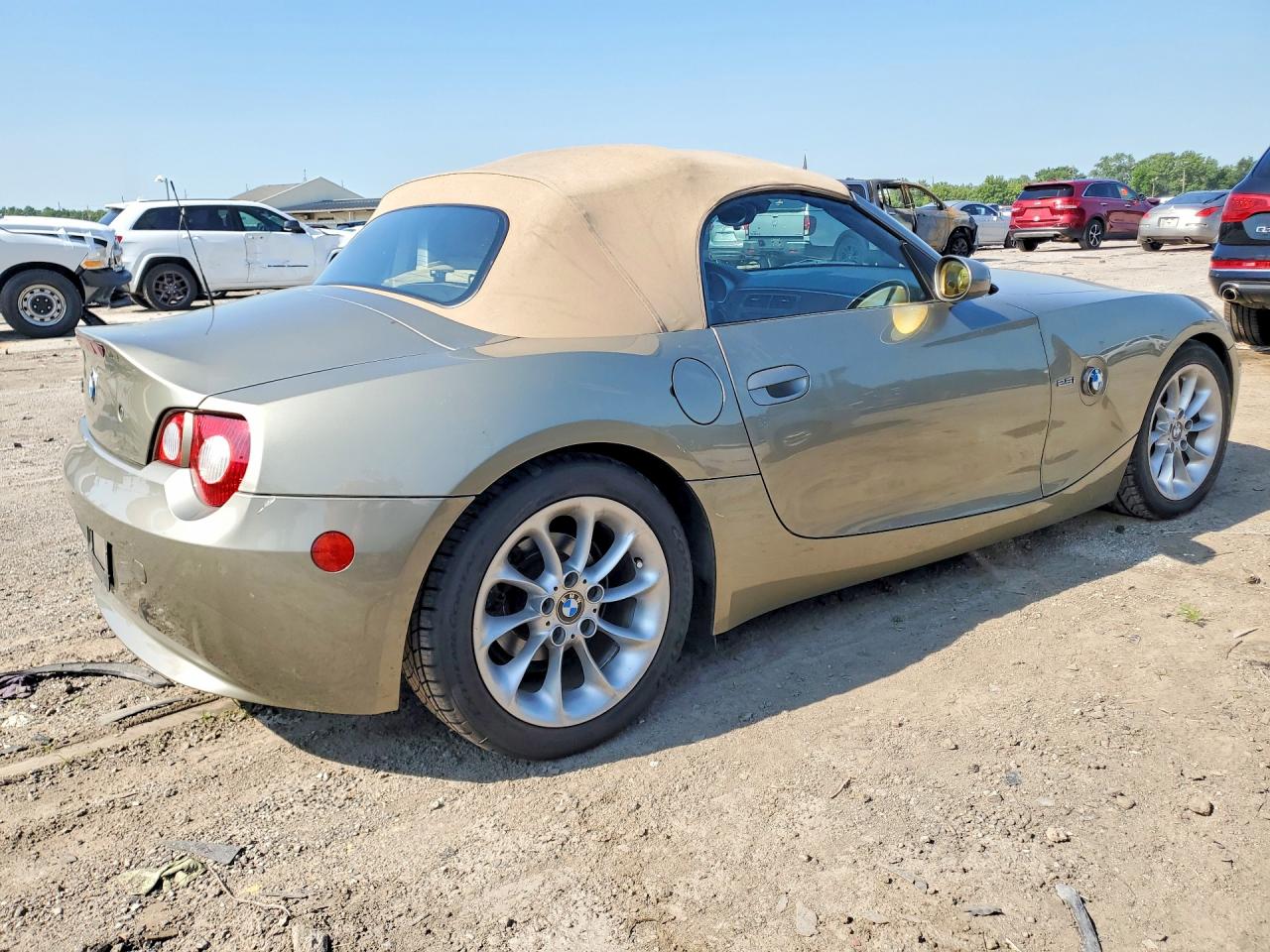 2005 Bmw Z4 2.5 Зеленый vin: 4USBT33545LS57946