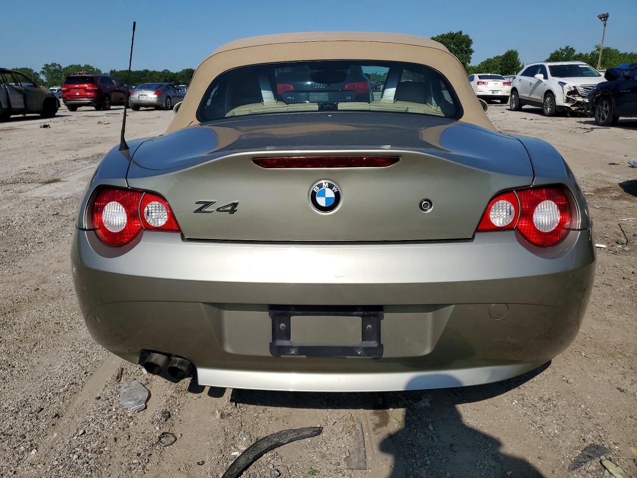 2005 Bmw Z4 2.5 Зеленый vin: 4USBT33545LS57946