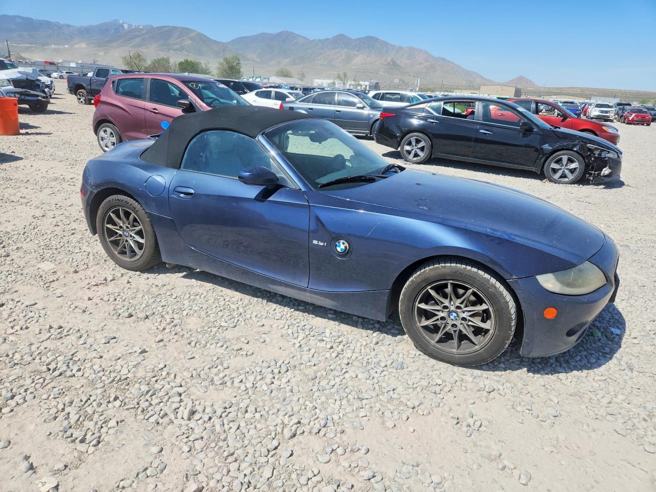 2005 Bmw Z4 2.5 Синий vin: 4USBT33565LS55325