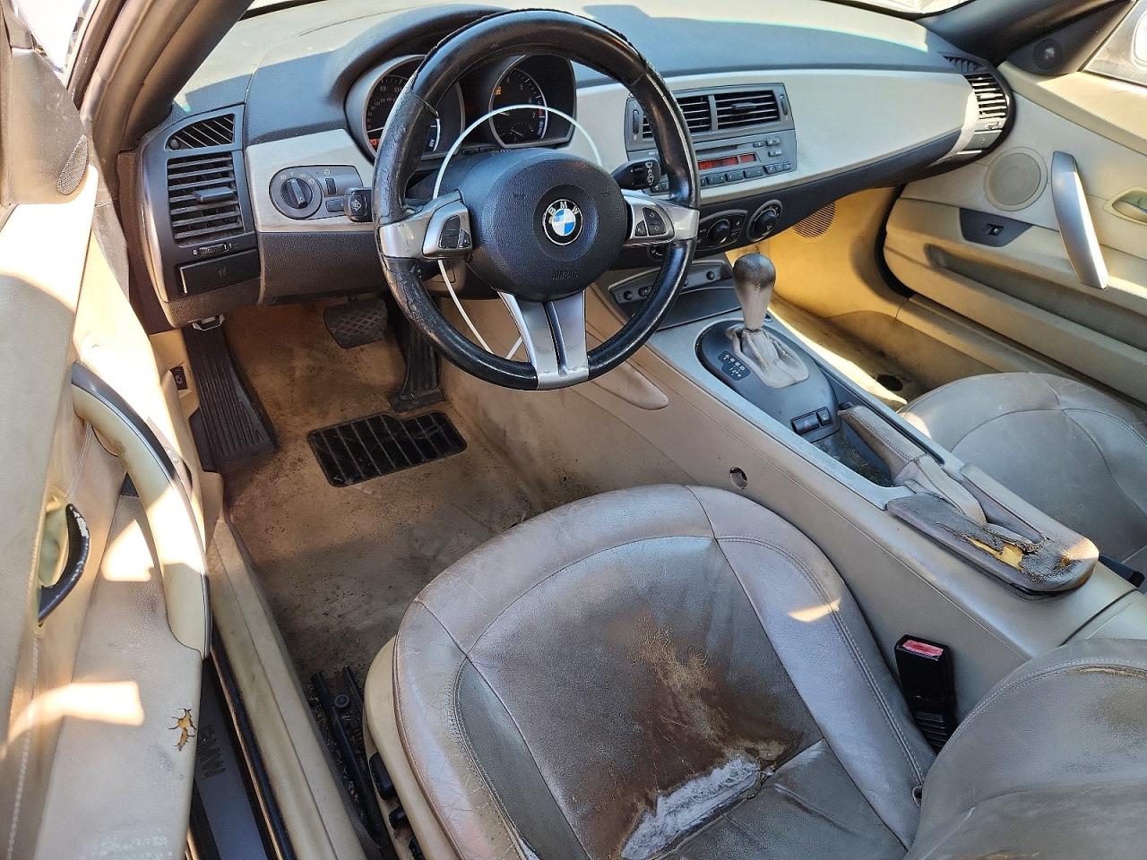 2004 Bmw Z4 2.5 Gray vin: 4USBT33574LS50682