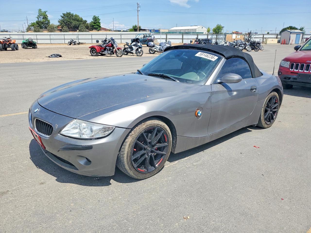 2004 Bmw Z4 2.5 Charcoal vin: 4USBT33574LS52965