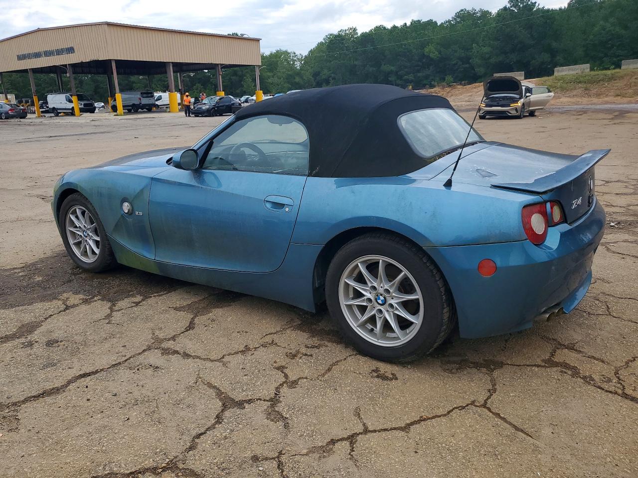 2005 Bmw Z4 2.5 Бирюзовый vin: 4USBT33575LS57276