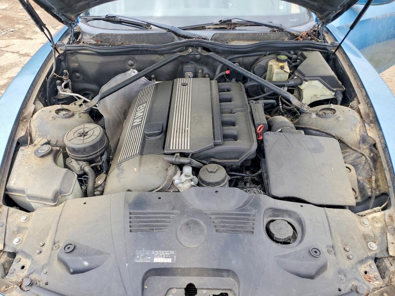2005 Bmw Z4 2.5 Бирюзовый vin: 4USBT33575LS57276